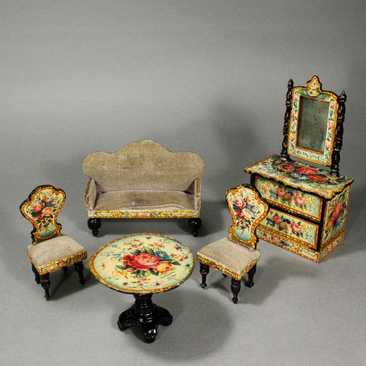 Mobilier, pour Maison de Poupes - Poupes et Maisons Antiquits