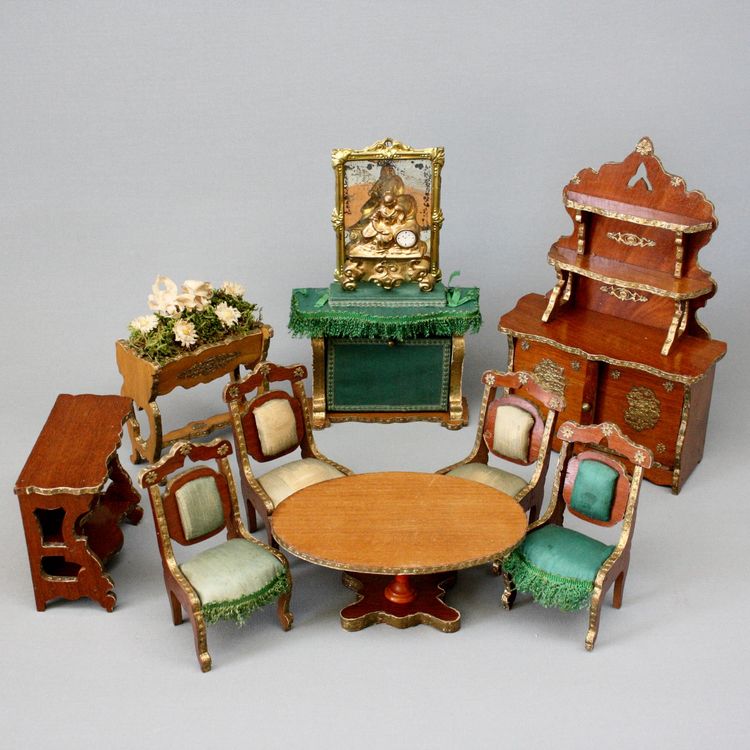 Mobilier, pour Maison de Poupes - Poupes et Maisons Antiquits