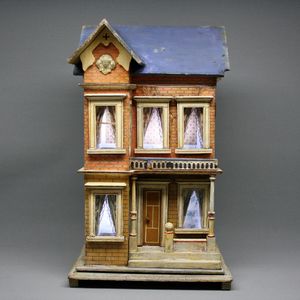 Maison de poupée allemande 19ème siècle